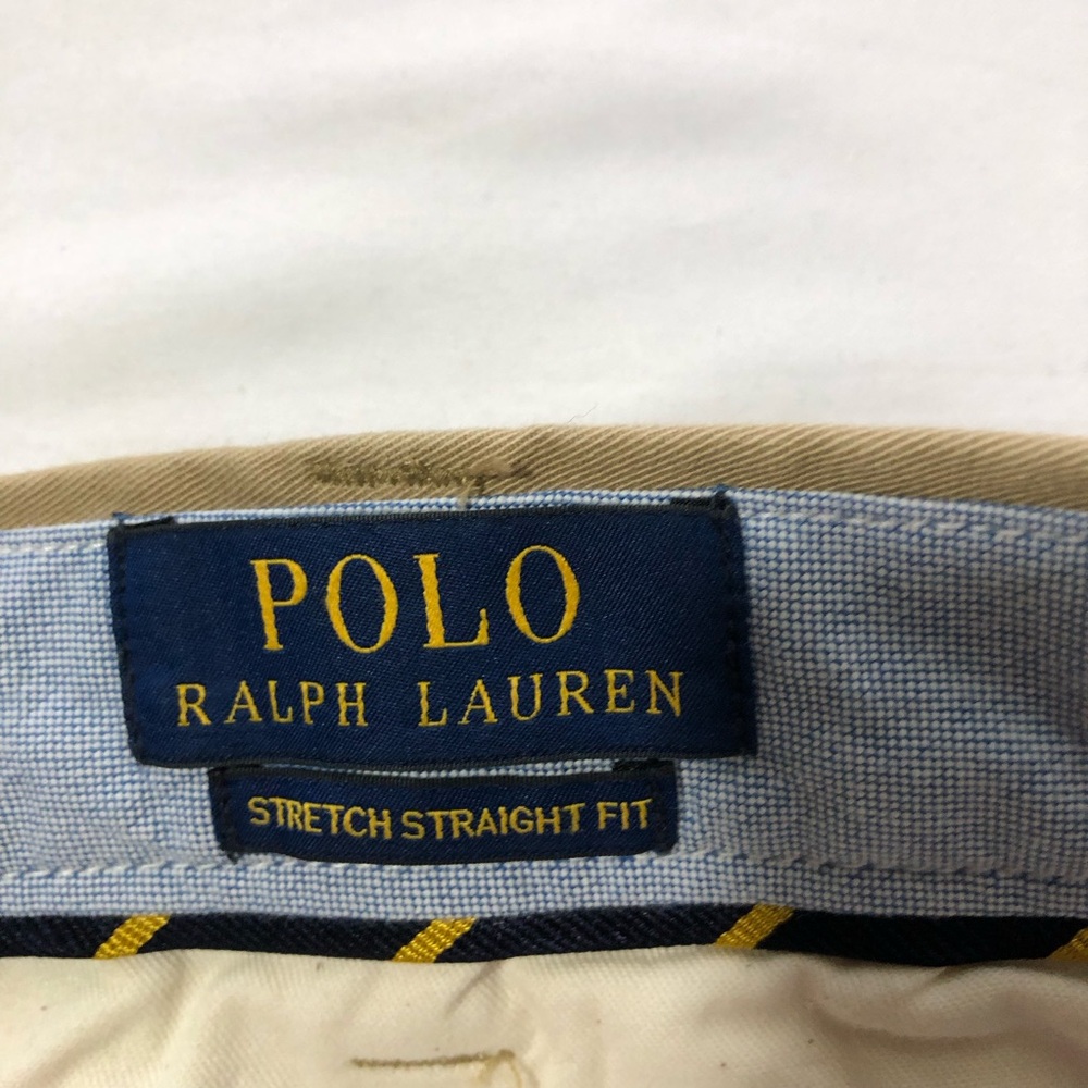 NWT polo Ralph Lauren men stretch straight fit 40x32 khakis embroidered skulls - Picture 5 of 10